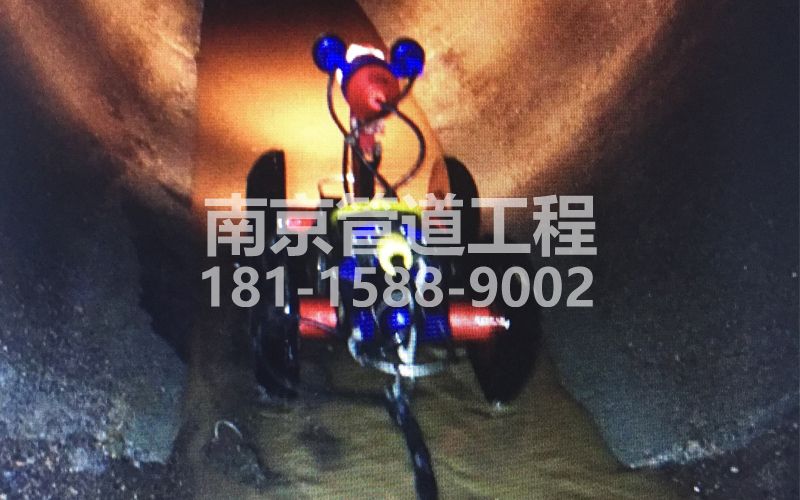 杉湖路管道机器人检测
